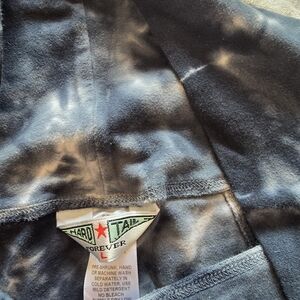 Hard Tail Forever Tie-Dye Top Slit At Bottom.